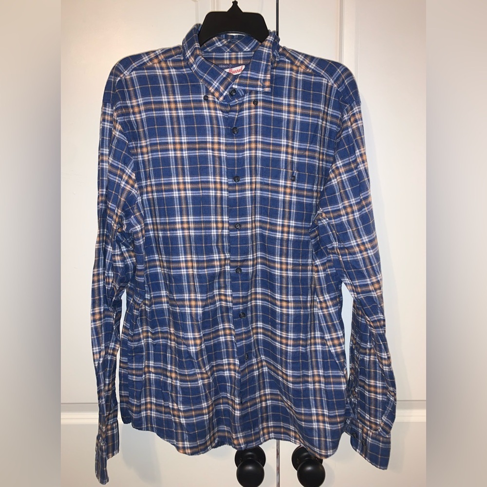 Mens Johnnie-O surf flannel